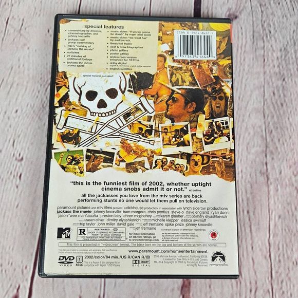 JACKASS the Movie Special Collector's Edition Widescreen DVD - Picture 2 of 5